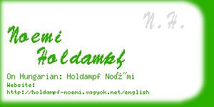 noemi holdampf business card